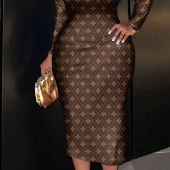 Women's Casual & Simple Bear Pattern Long Sleeve Crew Neck PLUS SIZES AVAIL - Picture 9 of 10